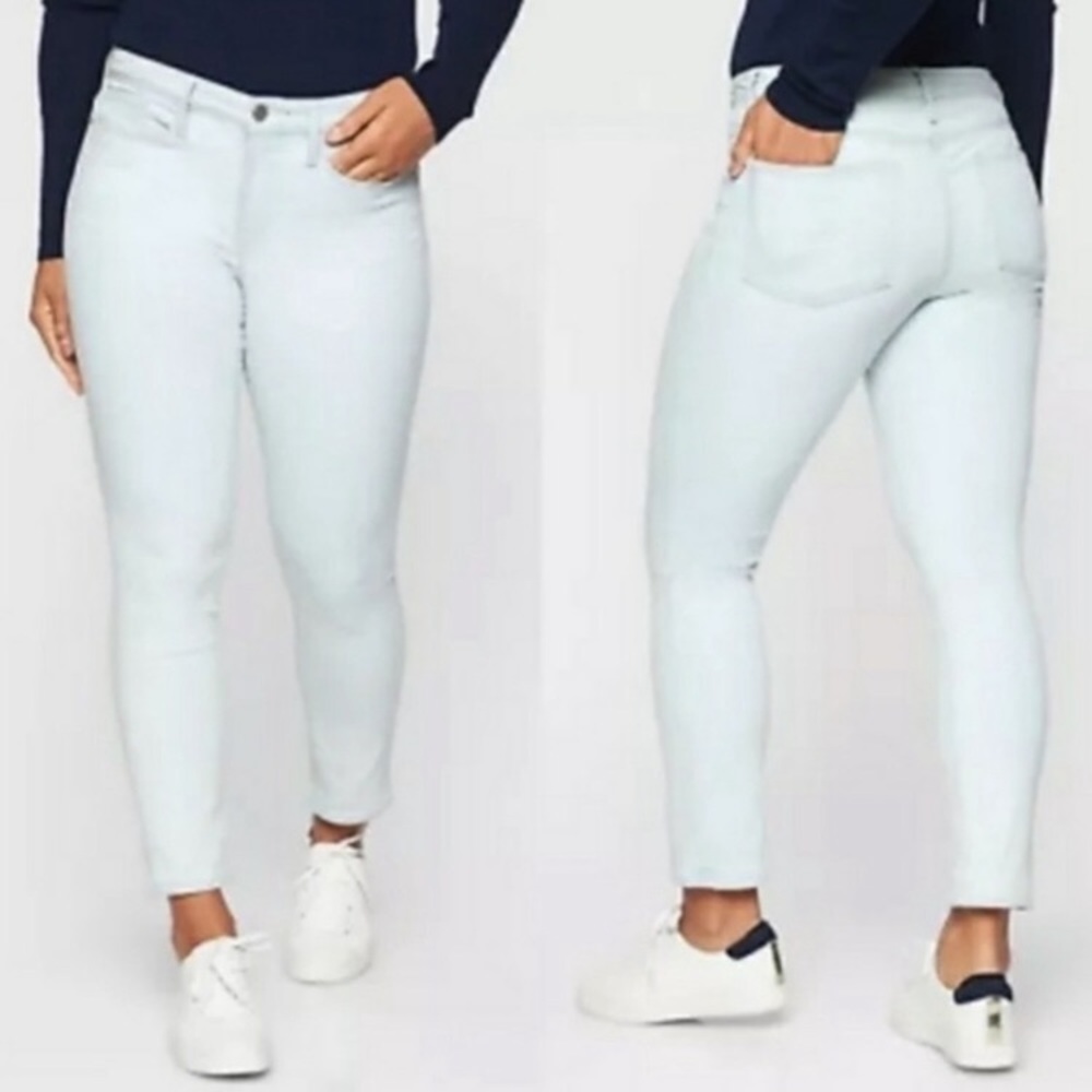 NWT ATHLETA Sculptek Skinny Crop Denim Jeans